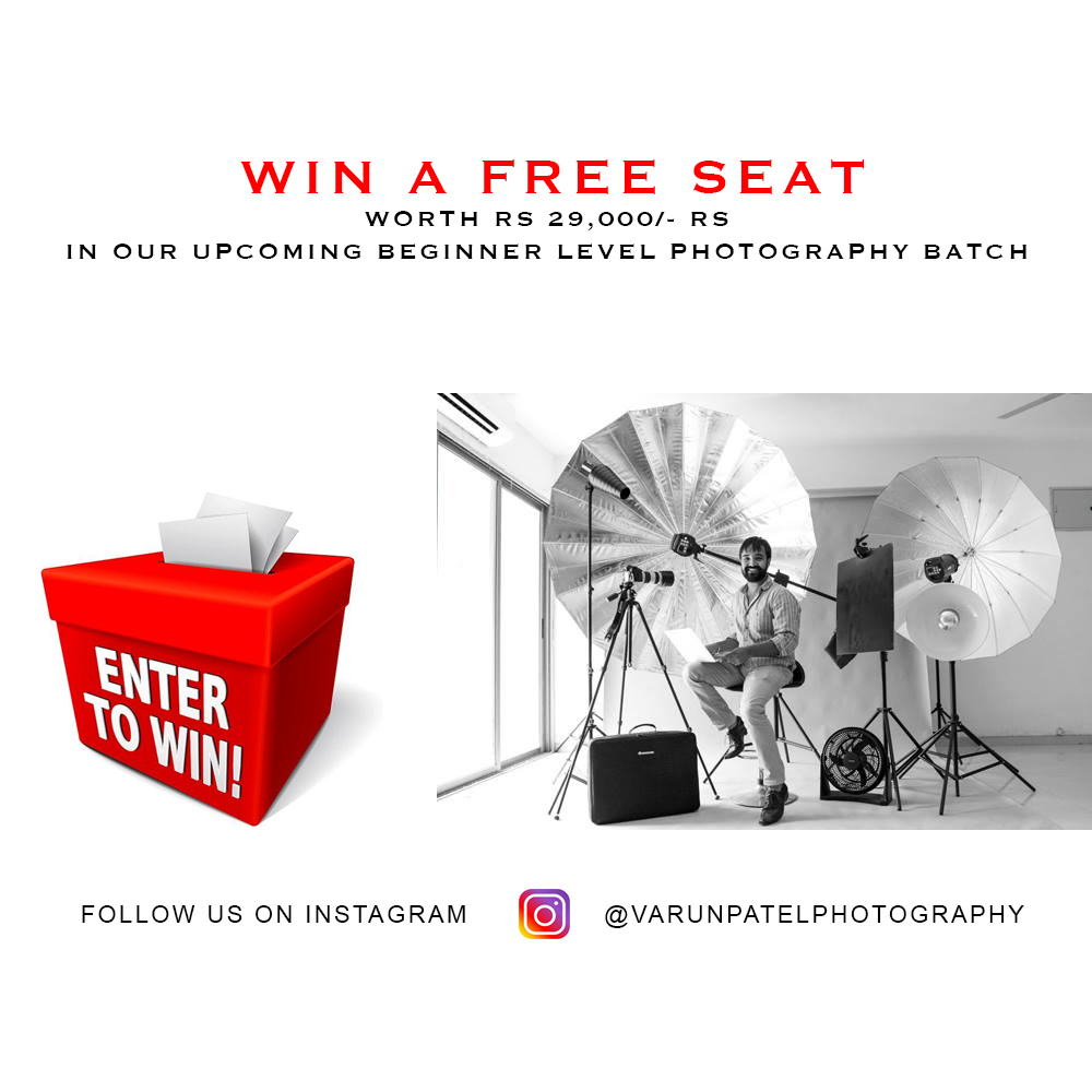 Win a free seat for our beginner level photography course – Feb2018 batch