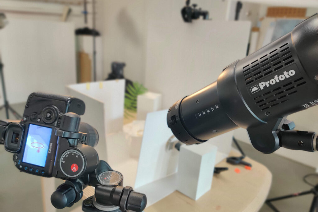 Product photography setups