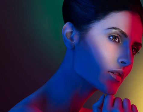 using color gels