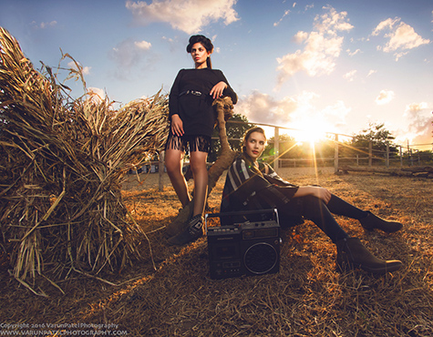 winter collection campaign shoots